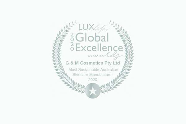 G&M COSMETICS WINS LUX GLOBAL EXCELLENCE AWARD